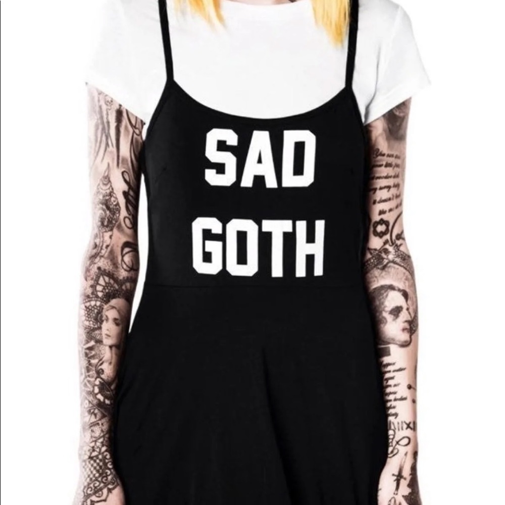 RARE! Killstar Sad Goth 90’s style dress BNWT.